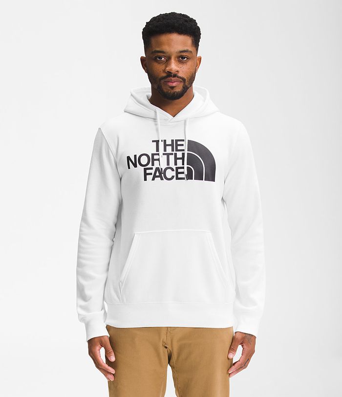 The North Face Mens Hoodie Half Dome Pullover 365GBPEMI - White